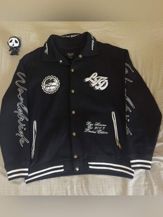Boohooman Other - Limited Edition Black Varsity Jacket